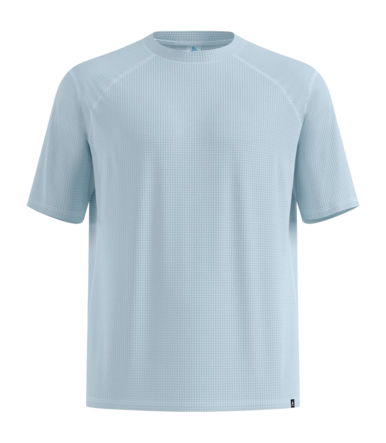 T-Shirt Odlo Men Cubic Baby Blue Casual Fit