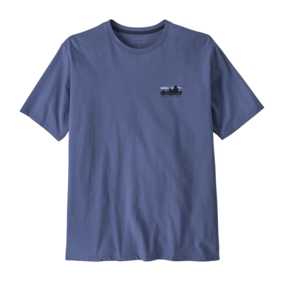 T-Shirt Patagonia Men 73 Skyline Organic Current Blue
