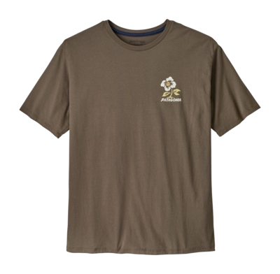 T-Shirt Patagonia Men Balance Organic Peace Seeds: Marlow Brown