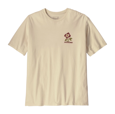 T-Shirt Patagonia Men Balance Organic Peace Seeds: Undyed Natural