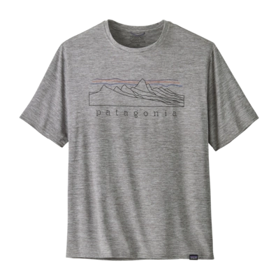 T-Shirt Patagonia Men Cap Cool Daily Graphic Shirt Stratapeaks: Feather Grey