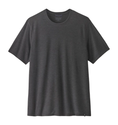T-Shirt Patagonia Men Cap Cool Trail Shirt Ink Black Regular Fit