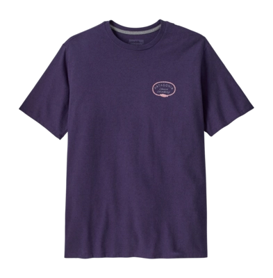 T-Shirt Patagonia Men Clean Climb Roots Responsibili-Tee Plummet Purple