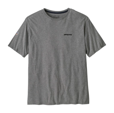 T-Shirt Patagonia Men Fitz Roy Icon Responsibili-Tee Gravel Heather