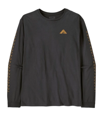 T-Shirt Patagonia Men L/S Driftways Organic Ink Black