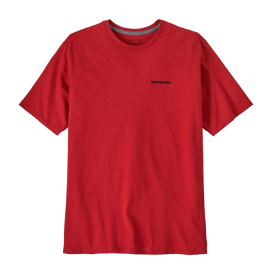 T-Shirt Patagonia Men P-6 Logo Responsibili-Tee Amanita Red