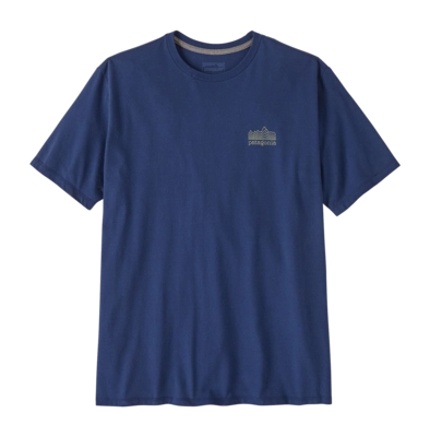 T-Shirt Patagonia Men Strataspire Responsibili-Tee Clement Blue