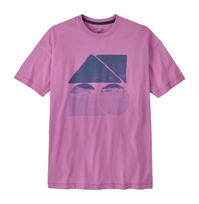 T-Shirt Patagonia Women Oversized Driftways Organic Brisk Purple