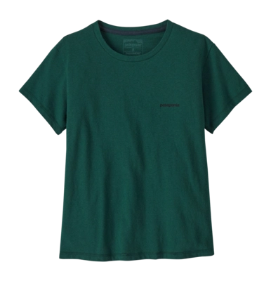 T-Shirt Patagonia Women P-6 Logo Responsibili-Tee Cascade Green