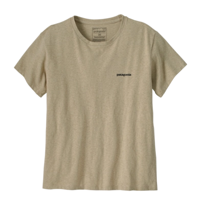 T-Shirt Patagonia Women P-6 Logo Responsibili-Tee Pumice