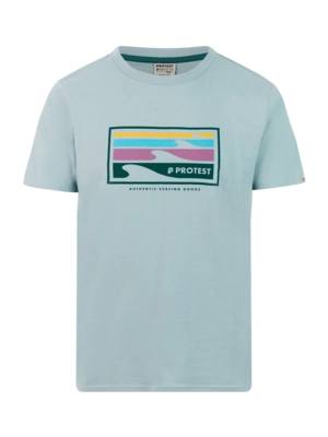 T-Shirt Protest Men PRTHanwell Tourmaline Blue