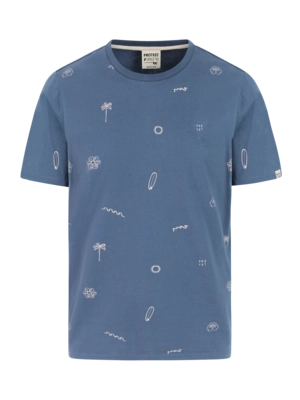 T-Shirt Protest Men PRTKeely Empire Blue