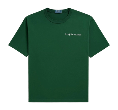 T-Shirt Ralph Lauren Men Relaxed Fit Logo Jersey Antique Green