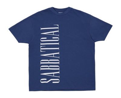 T-Shirt Sabbatical Vintage Unisex Logo Night Blue White