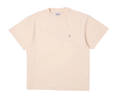 T-Shirt Sabbatical Vintage Unisex Script Logo Vanilla Green