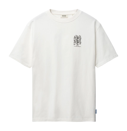 T-Shirt Shiwi Men FINN Coral Grid White