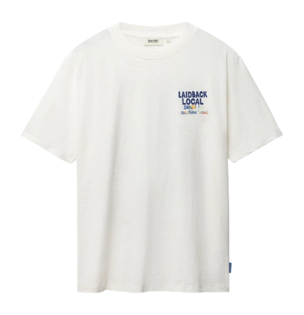 T-Shirt Shiwi Men FINN Laidback Local White