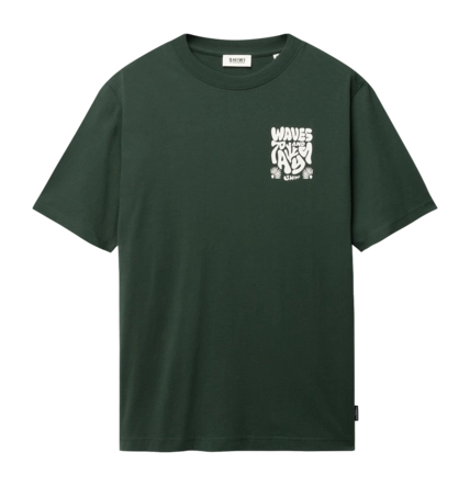 T-Shirt Shiwi Men LIAM Waves And Rays Green Leaf