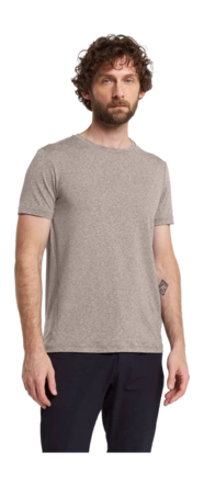 T-Shirt Tenson Men TXlite Tee Taupe Regular Fit
