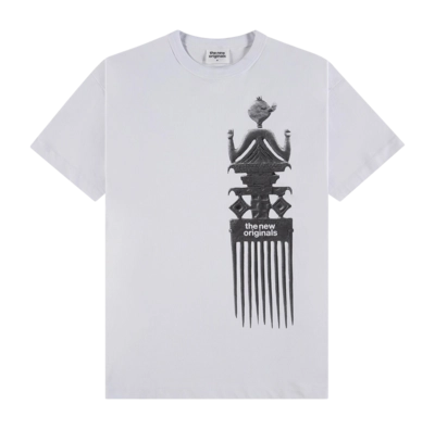 T-Shirt The New Originals Men Freddy Comb Tee White