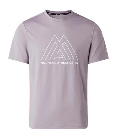 T-Shirt The North Face Men Mountain Athletics 24/7 SS Tee Transcendent Grey Regular Fit