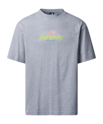 T-Shirt The North Face Men U Expedition Celebration Oversized S/S Tee TNF Light Grey Heather