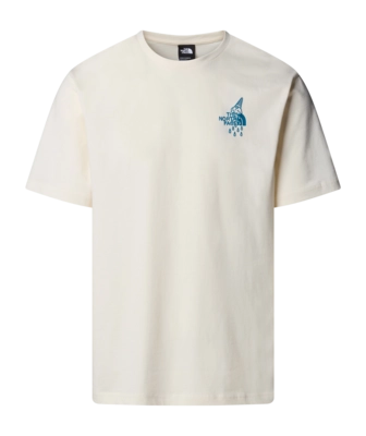 T-Shirt The North Face Men U Powder Days Relaxed S/S Tee-Graphic White Dune