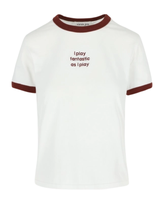 T-Shirt Vieux Jeu Women Floor White