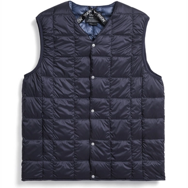 Vest Taion Men V Neck Button Down Cire.Navy