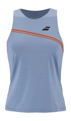 Tanktop Babolat Women Play Forever Blue Tank Top Nauwsluitend
