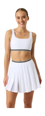 Tanktop Björn Borg Women Ace Court Cropped Top Brilliant White