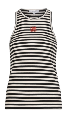 Tanktop Dante6 Women Monogram Stripe Black/Cream
