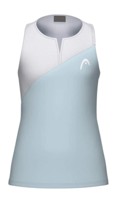 Tanktop HEAD Girls Spirit Light Blue/White Regular Fit