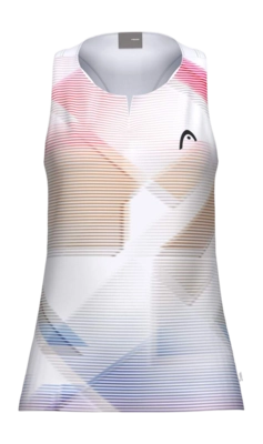 Tanktop HEAD Women Agility Light Blue/Print Vision Tank Top Regular Fit