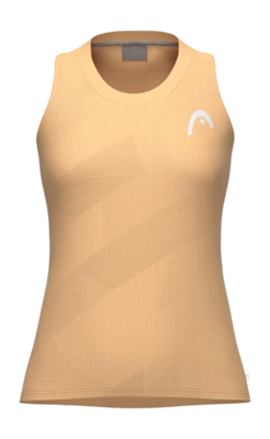 Tanktop HEAD Women Pro Tank Top Apricot Regular Fit