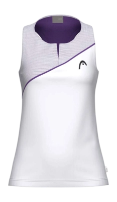 Tanktop HEAD Women Spirit Tank Top White/Purple