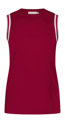 Tanktop House of Gravity Women Active Stripe Deep Ruby Red