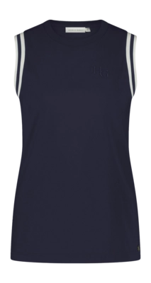 Tanktop House of Gravity Women Active Stripe Tank Deep Blue X White