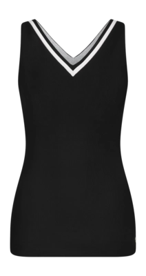 Tanktop House of Gravity Women Contrast Black Sapphire X White Topaz