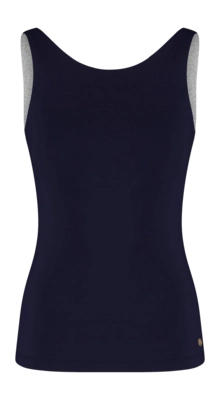 Tanktop House of Gravity Women Cross Tank Top Deep Blue Moonstone