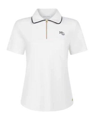 Tanktop House of Gravity Women Polo Tee White Topaz X Blue
