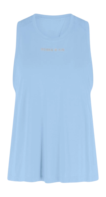 Tanktop Osaka Women Luna Cross Silver Lake Blue Relaxed Fit