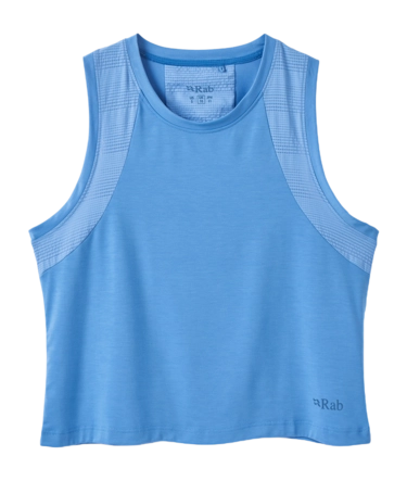 Tanktop Rab Women Rivelin Crop Tank Bluebird Regular Fit