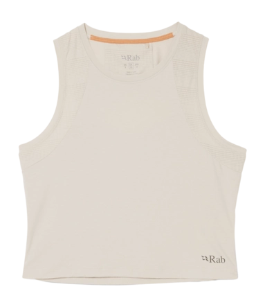 Tanktop Rab Women Rivelin Crop Tank Pebble Regular Fit