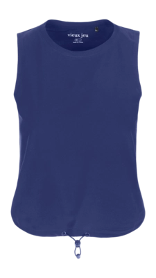 Tanktop Vieux Jeu Women Caro Top Blue