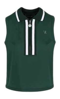 Tanktop Vieux Jeu Women Josephine Top Dark Green Regular Fit