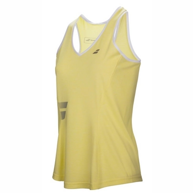 Tanktop Babolat Core Crop Top Girl Lime Washed