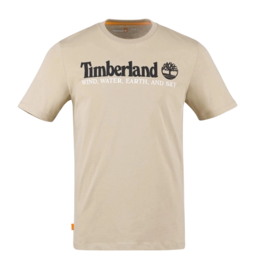 T-Shirt Timberland Men WWES Front Tee Lemon Pepper