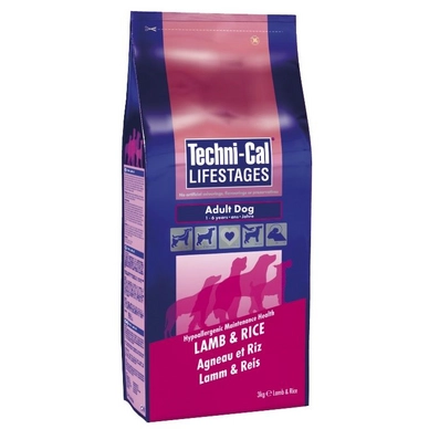 Hondenbrokken Techni-Cal Adult Lamb & Rice 3 kg
