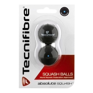 Squashbal Tecnifibre Blue Dot (2-delig)